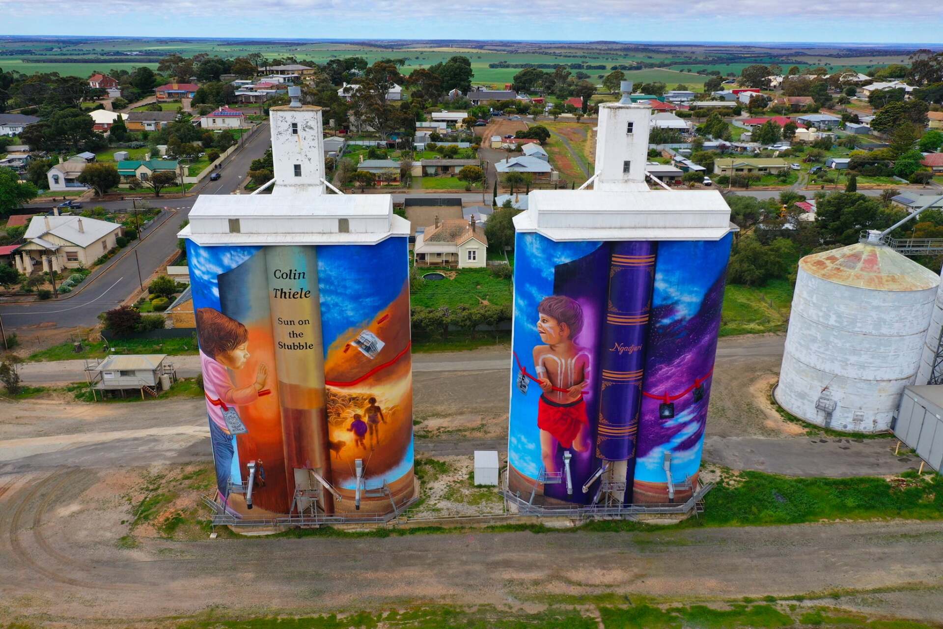 Eudunda Silo Art